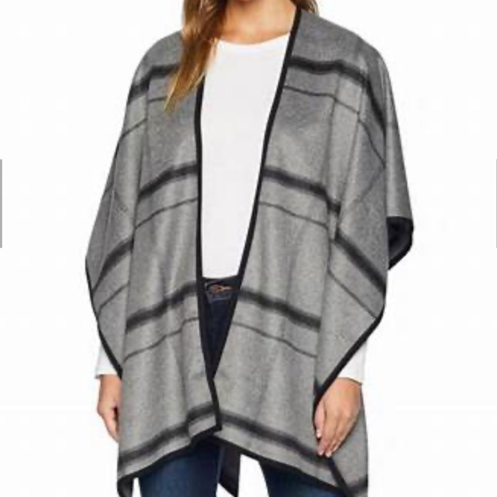 STETSON WOOL BLEND PONCHO NEW WITH TAGS SZ XS/SMALL